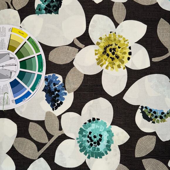 Cachet by Michele D'Amore Designs - Benartex Fabric - Large Flower - 1/2 Yard - Picture 7 of 7